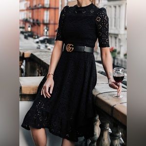 See by Chloe black knit dress